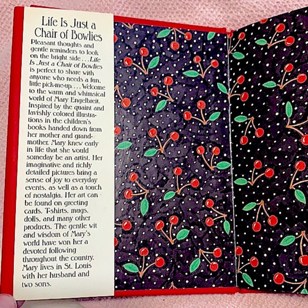 Vintage Book By Author Mary Engelbreit
“Life is Just a Chair of Bowlies” - Picture 4 of 16